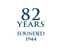 82 Years, Founded 1944 Seal